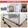 Heavy Duty Furniture Lifter with Extension Rod 4 Wheel Furniture Slider 880 Lb Load Furniture Moving Tool Set