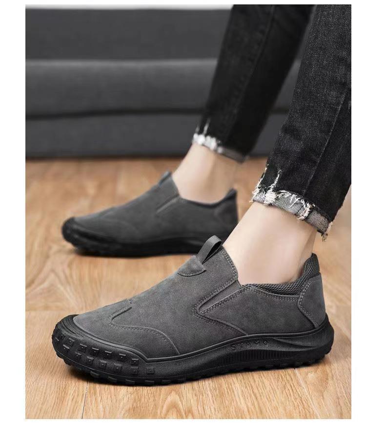 2024 Men's Low-Top Waterproof Leather Work Boots: Non-Slip, Wear-Resistant, Breathable Outdoor Safety Shoes