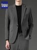 Romon Men's Two-Piece Blazer Jacket Suit: Business, Formal, Casual, Wedding Attire 2025.