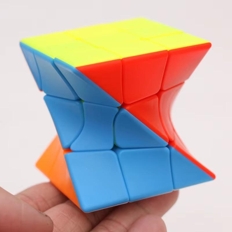 Unique 3x3x3 Magic Speed Cube Colorful Twist Puzzle Developing Intelligence Toy Kids Brain Teaser Educational Games Best Gifts