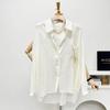 Mizqz Loose Fit Light Stripe Long Sleeve Shirt 5 Colors
