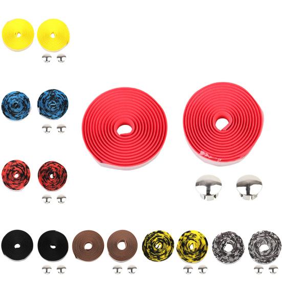 2Pcs Mountain Bicycle Road Bike Handlebar Non-Slip Sponge Straps Riding Tools