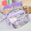 Large Capacity Pencil Box Portable Pen Bag New Pencil Case  Girls