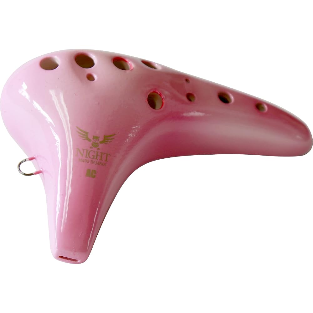 NIGHT Ocarina S-ACP Alto C Key Pink Musical Instrument