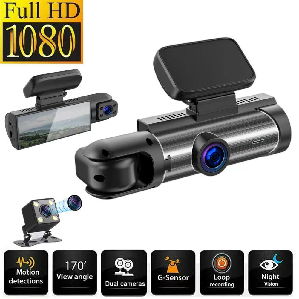 1080p HD Dash Cam Car Dash Cam Easy Use High Universality Fitment IPS Touch Screen Light Weight Loop Recording
