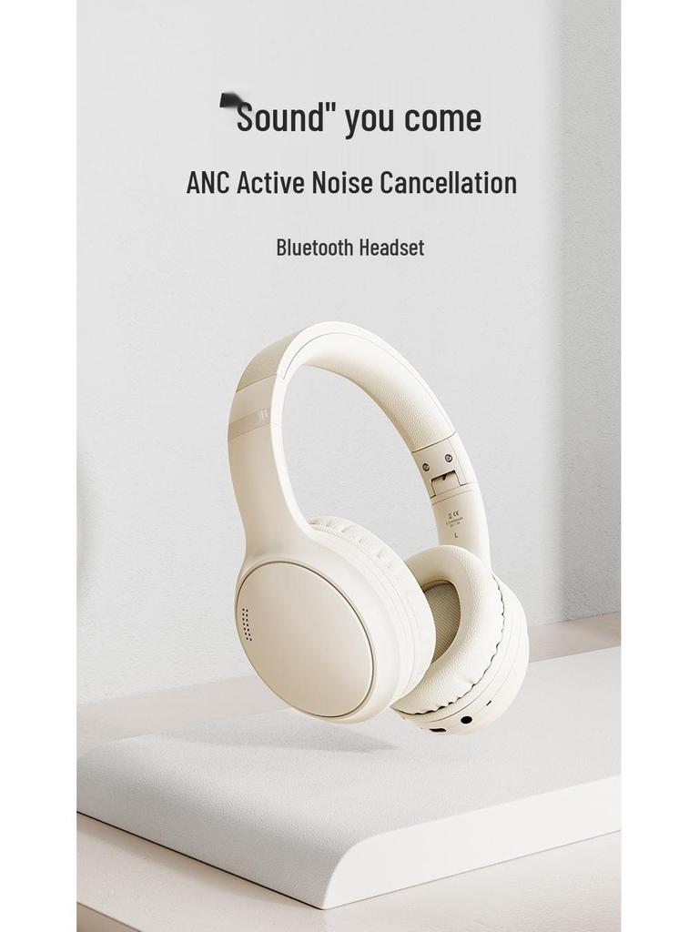 Bluetooth Over-Ear Headphones with ANC and Long Battery Life for Sports and Gaming