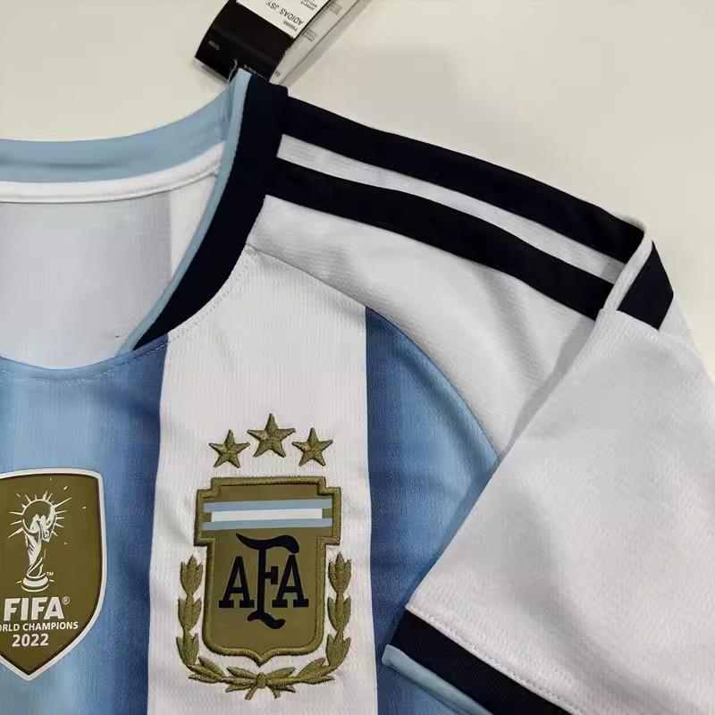 Argentina National Team 2627 World Cup Jersey - Official Style Short Sleeve Fan Version