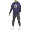 Nike LeBron Bedrucktes Kapuzen-Fleece-Sweatshirt Herren Sweatshirt Dunkelviolett FB7124-555