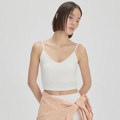 Love and Nancy 2025 Spring/Summer Low-Cut Dopamine Vest with Beautiful Back and Side-Covering Suspenders