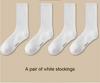 1pairs Socks Men's Cotton Deodorant Winter Towel Bottom with Velvet Mid-tube White Stockings Thickened Sports Basketball Socks
