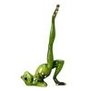 Yoga-Frosch Exquisite Statue Gartenbedarf Harz Dekor Statue Handwerk Handarbeit Wasserdicht Geschenke für Außen Innen Hof