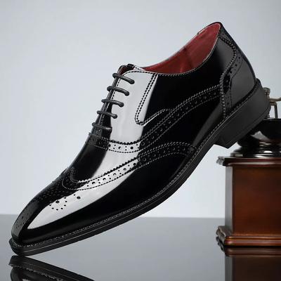 Size 48 Mens Shoes Men's Dress Shoes Fashion Pointed Business Dress Classics Shoe Oxford Footwear Luxury Wedding Shoes for Men