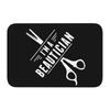 Retro Best Barber Distressed Logo Front Floor Door Entrance Mat Indoor Hairdresser Hairstylist Kitchen Bath Doormat Carpet Rug