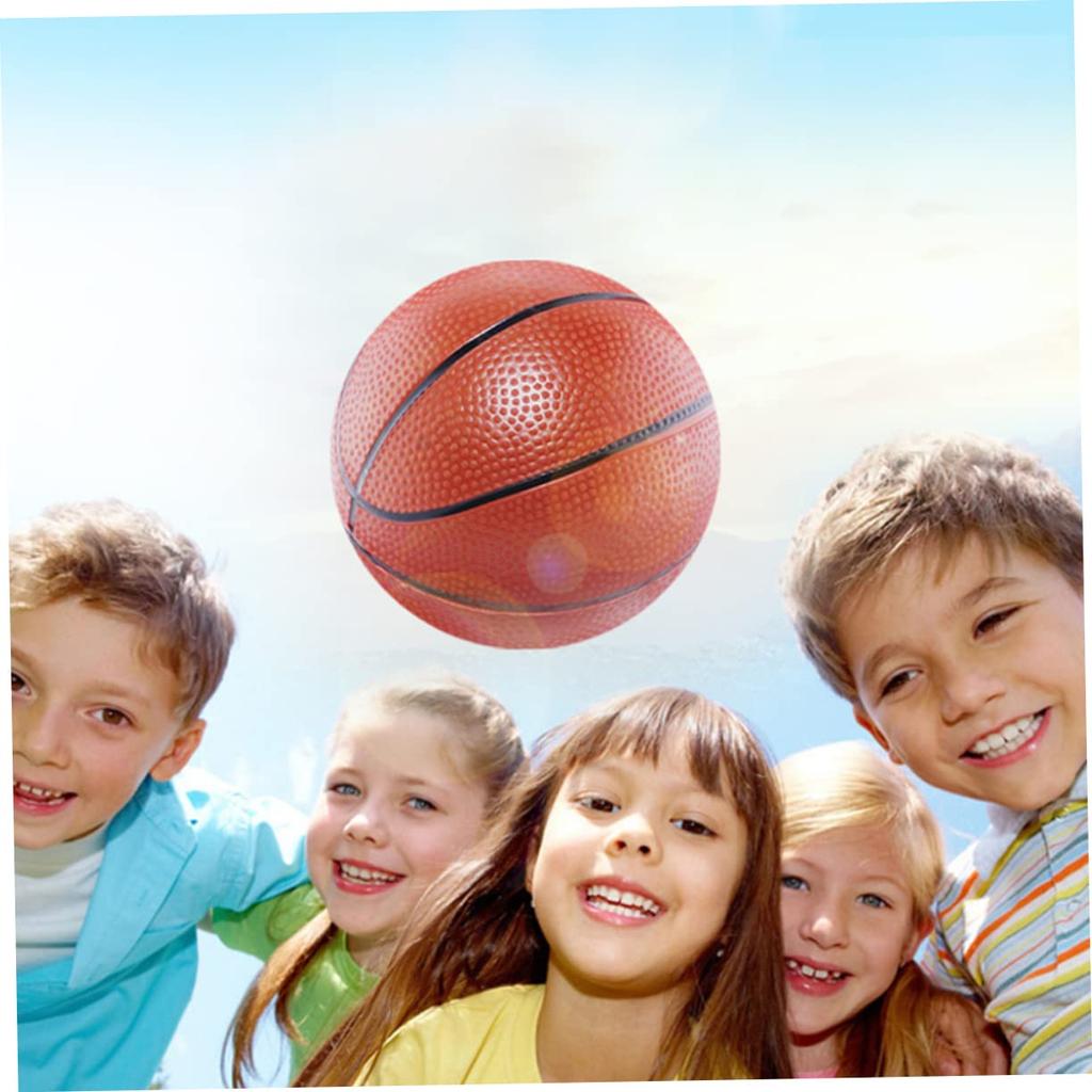 KOMBIUDA 1 Set Mini-Basketball, Standard-Basketball, Mini-Gummi-Basketball, Pool-Basketball, Sportspiel-Basketball, Sportball für Kinder