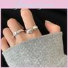 Stunning 925 Sterling Silver Irregular Geometric Design Ring For Women Fashionable Statement Piece