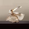 Большой рот Pelecanus Bird Домашний органайзер Смола Art Craft для ключей Смартфон Ноутбук Ножницы Чехол для дистанционного управления Держатели для мелких предметов