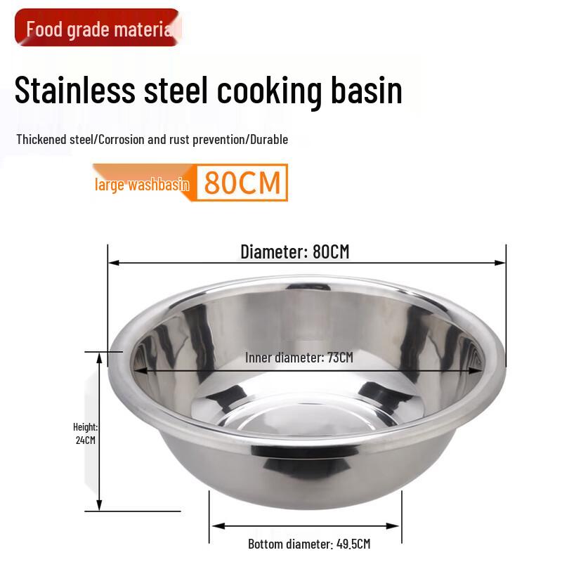 Homeglen Thickened 201 Stainless Steel Multi-purpose Kitchen Basin