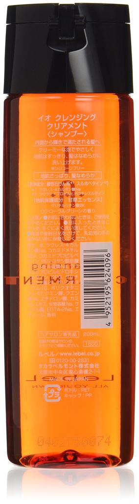Lebel Io Cleansing Clearment Shampoo 200ml Clear Flower Type 1pc
