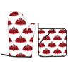 Czarface Oven Mitts and Pot Holder Sets of 2 for Baking Kitchen Cooking BBQ Resistant Non-Slip Gloves