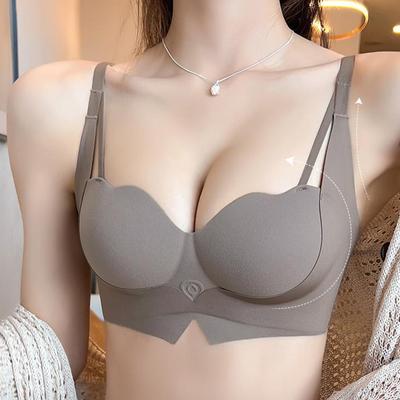 Sujetador Push Up para mujer, lencería Sexy, sujetadores sexis sin costuras, sujetador de pecho pequeño, Bralette sin aros, Copa AB