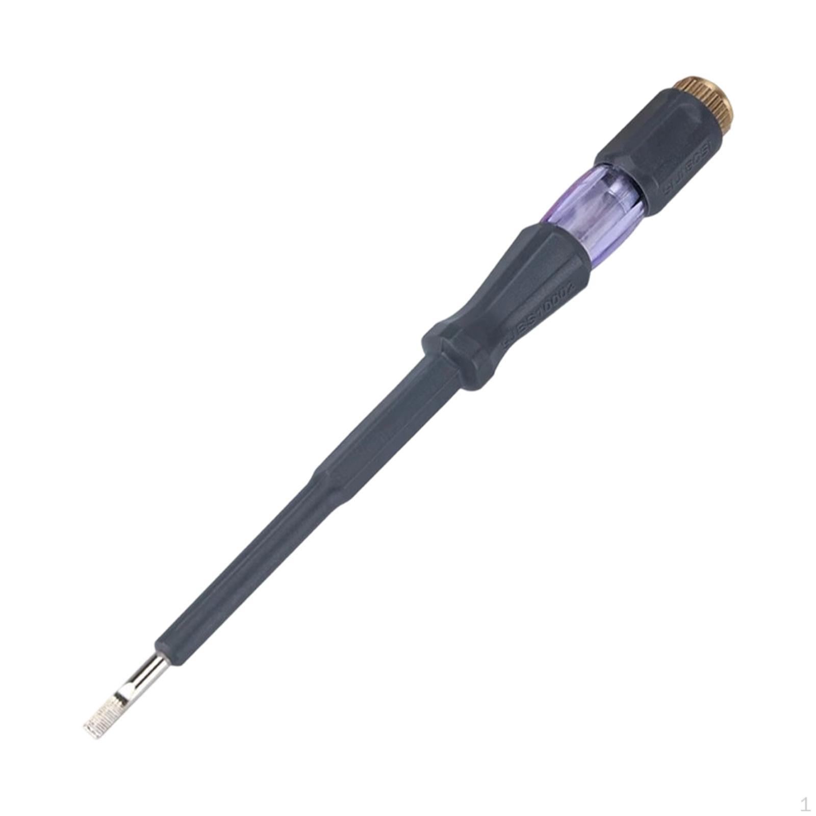 

Tester (100–500 V), Phase And Neutral Conductor Testing, Open Circuit Detection Tool, Slotted 4mm Tip 18.3cm