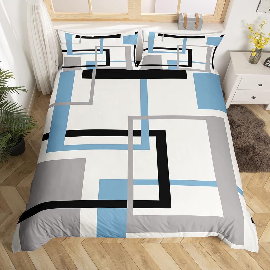 Romantic Theme Red Rose Three-Piece Quilt Cover 3D Digital Printing Bedding Set Bed Cover