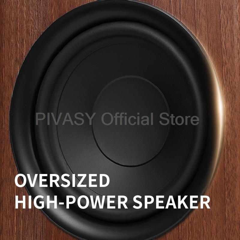 Hifi Fever 8 Inch Bookshelf Speakers Three Way 300W Home Theater System Music Wooden Sound Equipment Amplifier Passive Speaker