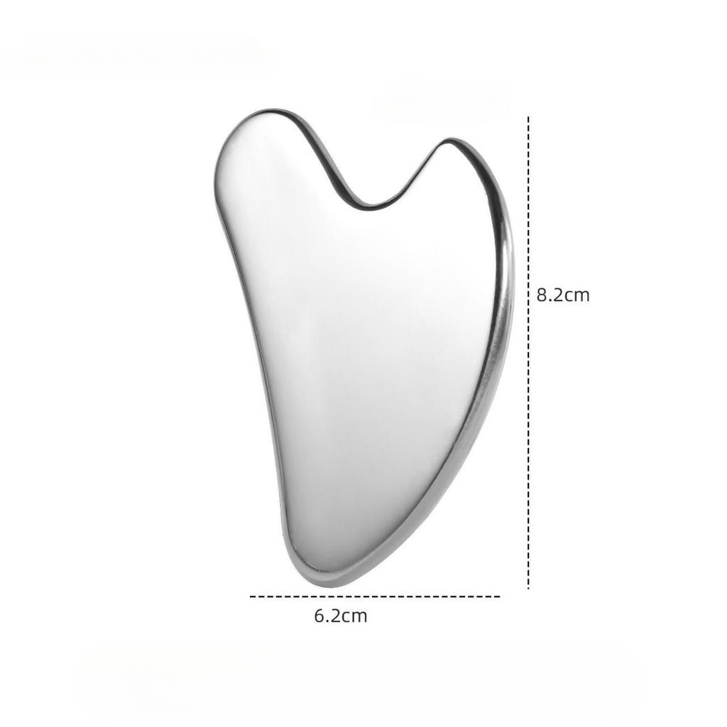 Stainless Steel Facial GuaSha Scraping Face Care Lifting Massage Tools Anti Wrinkle Skin Tighten Cooling Cellulite Massager Tool