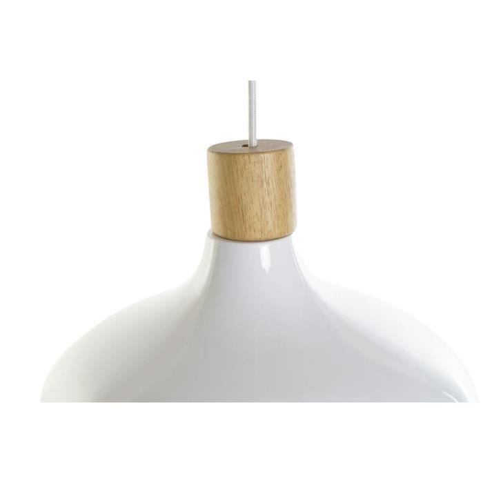 Suspension - Métal - 35,5 x 35,5 x 21 cm - Marron et Blanc - 50 W - Design Urbain