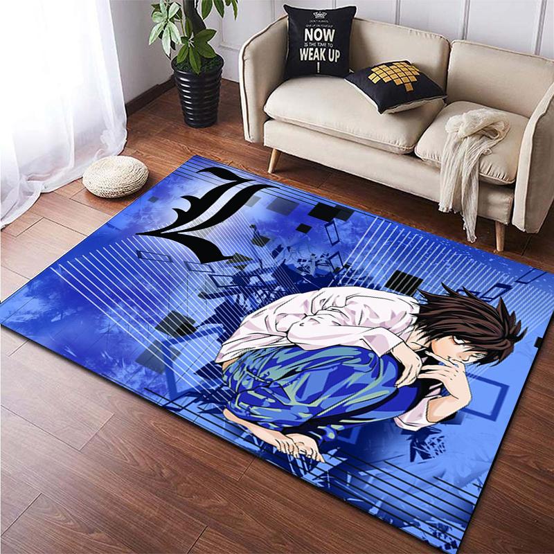 Death Note Gebied Tapijt Grote Tapijt Tapijt Voor Woonkamer Kid Slaapkamer Decoratie Kinderen Spelen Floor Mat Comic Anti-Slip