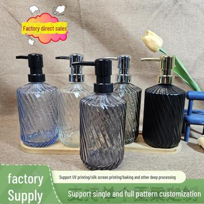 Twill Tek Parça Cam Duş Jeli ve Şampuanlık Şişe