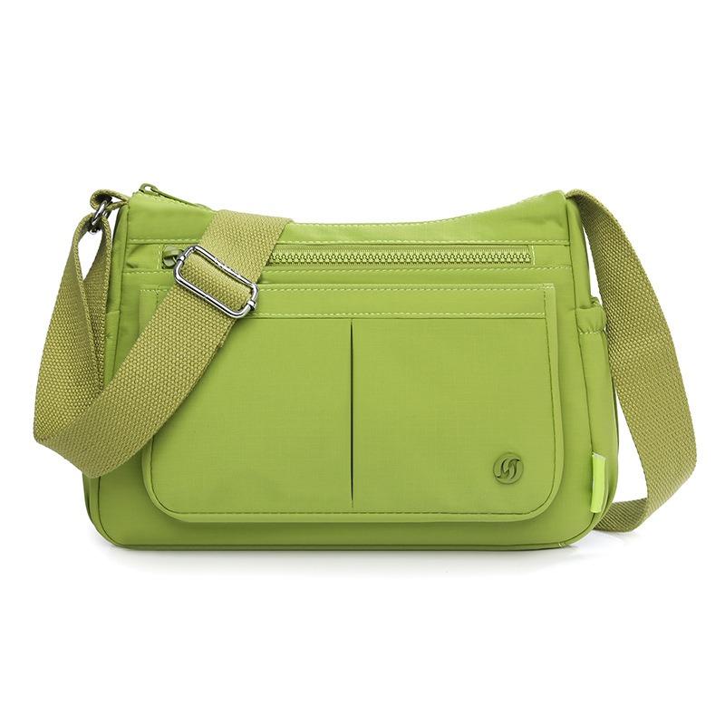 Casual Damenhandtaschen mit großem Fassungsvermögen, neue Sommerprodukte, leichte Umhängetaschen mit mehreren Fächern, modische einfache Messenger-Bags aus Nylon