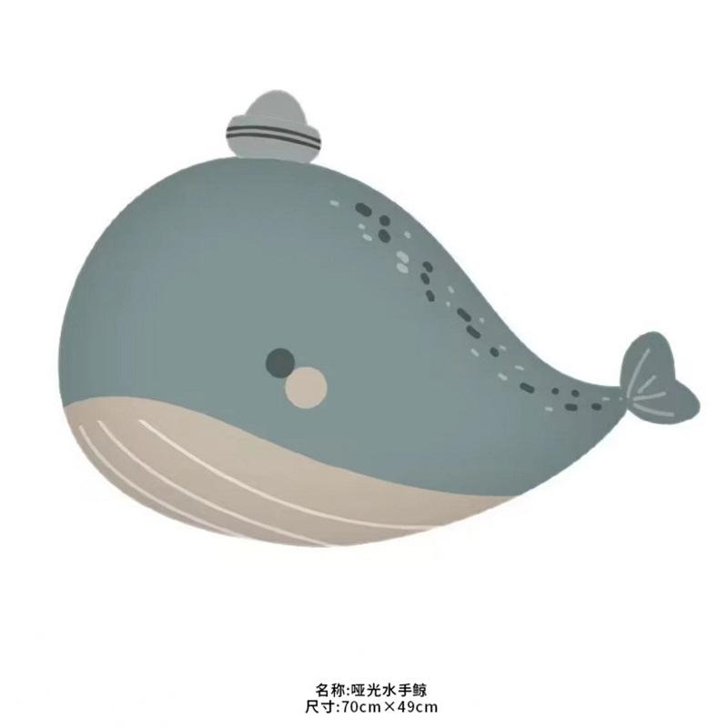 New Matte and Frosted Cartoon Penguin, Whale, Dinosaur and Animal Balloons for Children's Birthday Party Decoration and Arrangement