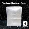 Washing Machine Cover Tin Foil Double-Layer Waterproof Dustproof Sun Protection Dryer Cover Durable Household Protective Cover