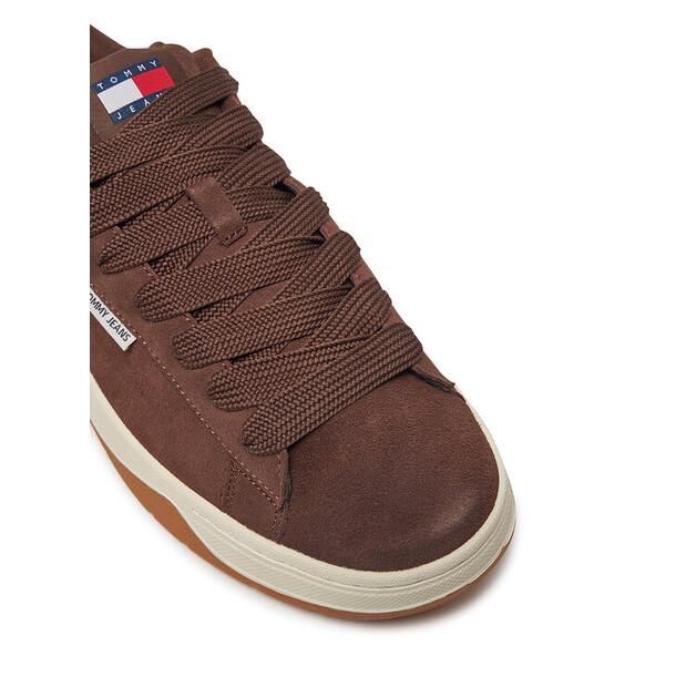 Мужские кроссовки Tommy Jeans Skater em0em01503 коричневые