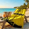 Borussia Dortmund Customizable Name Beach Towel Soft Durable Quick-Dry Suitable for Swimming Gym Camping Yoga Vacation