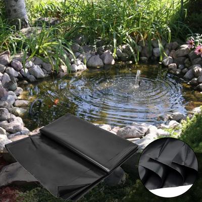 Lona Impermeable para Estanques de Peces de Exterior Telas para Jardines Piscinas Membrana de PVC Reforzada Paisajismo Piscinas de HDPE Forros para Estanques de Peces