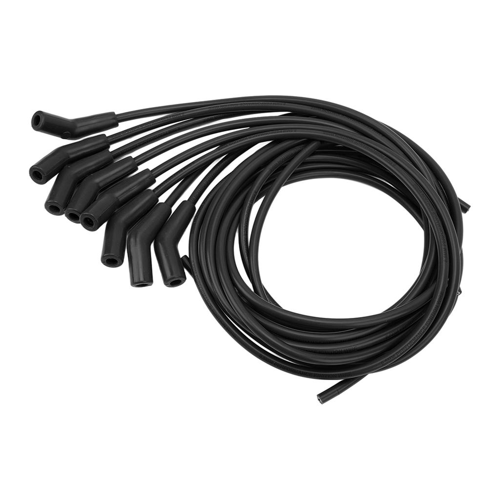 45 degrees  135 degrees  Sparking Plug Ignition Wire Set with Dustproof Cover High Performance 8.5mm Diameter