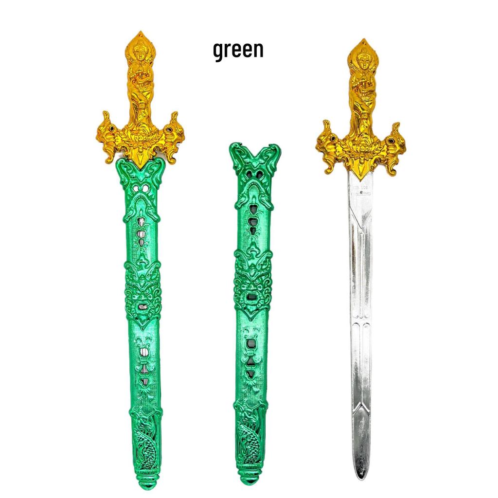 Electroplated Plastic Lion King Toy Sword 018