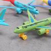 1/3/5Pcs Plastic Aircraft Ornament Diy Assembled Airplane Model Toy Color Random For Kids Children Education Collection Gift