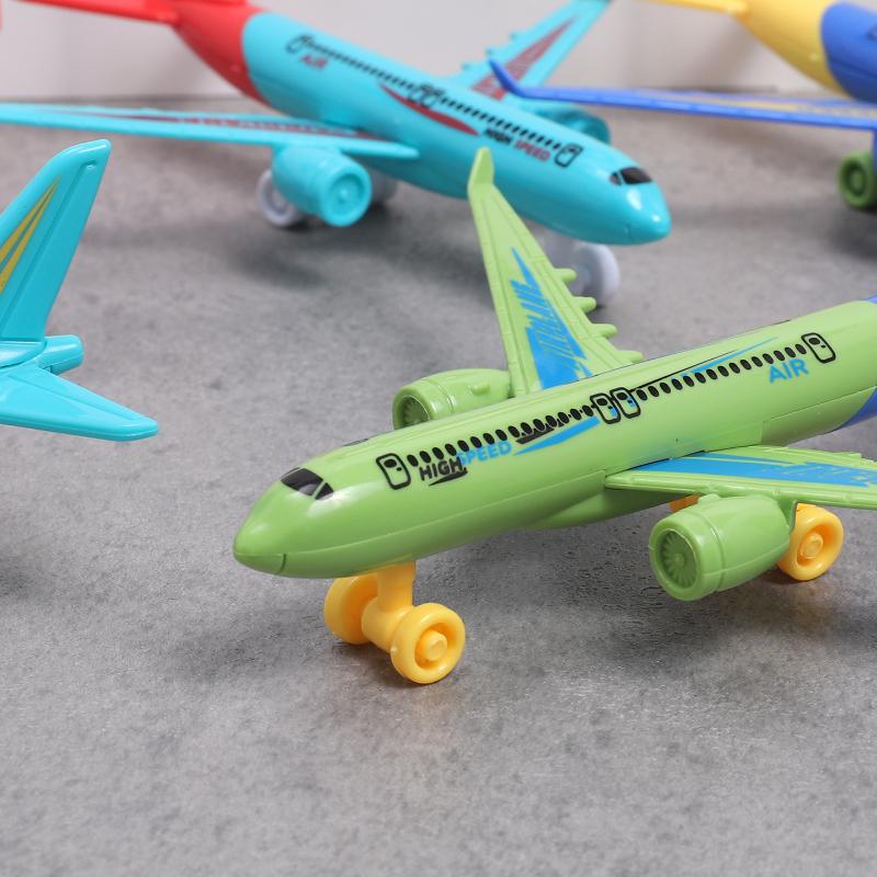 1/3/5Pcs Plastic Aircraft Ornament Diy Assembled Airplane Model Toy Color Random For Kids Children Education Collection Gift