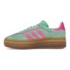 adidas Gazelle Bold Pulse Mint Screaming Pink Women Sneakers Green Gum-M2 H06125