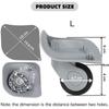2Pcs Suitcase Wheels Luggage Spinner Caster Silent  Luggage Wheels Replacement Wheels Customs Box Trolley Accessories Hot