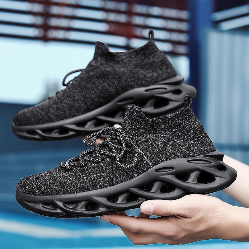 Mens Walking Shoes Summer New Breathable Lightweight Soft Soled Walking Shoes Daily Outdoor Casual Comfortable Sports Shoes Man