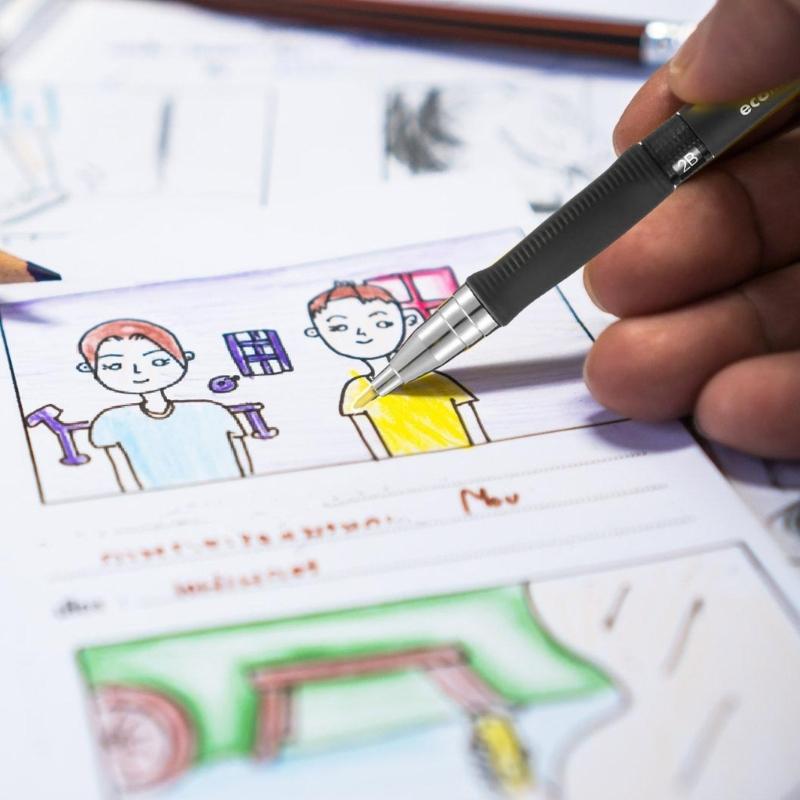 12Pcs 2.0MM Pencil Refills for 2.0MM Mechanical Pencil, 12 Color Pencil Refills for Student Artist Art Drawing Sketching