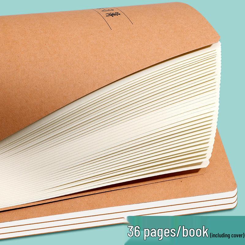 16K Thick Cowhide English & Math Exercise Book for Primary & Junior High Students