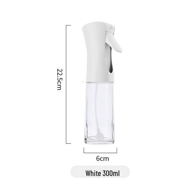 

Стеклянный распылитель масла для фритюрницы, распылитель высокого давления для приготовления пищи на оливковом масле - кухонный бытовой распылитель масла 300ml glass белый