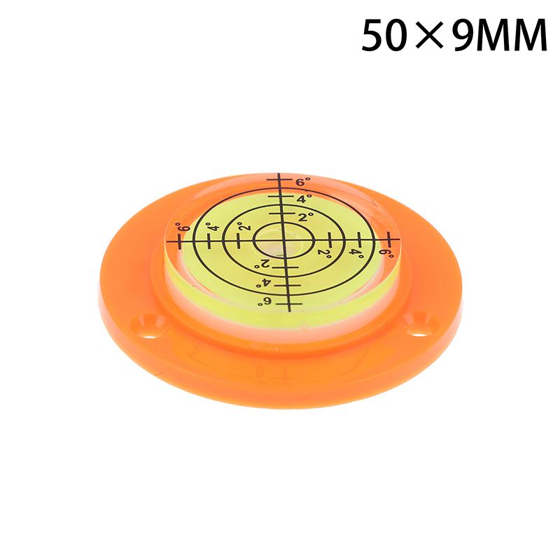 50*9/12/17Mm Round Horizontal Bubble Level High Precision Bubble Level Bulls Eye Horizontal Spirit Level For Desktop Wooden