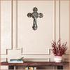 Vintage Large Cross Sculpture Cross Wall Decoration