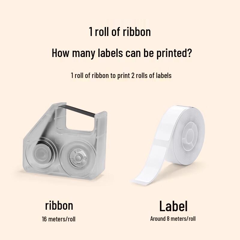 Jingchen B18 Label Printer Resin Ribbon
